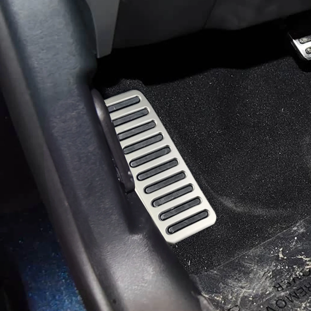 Auto-Fußstützenabdeckung für Ford Mustang 2015-2022 2023 2024 2025 2026, Edelstahl-Fußpedalschutz, Zubehör – Detail 3