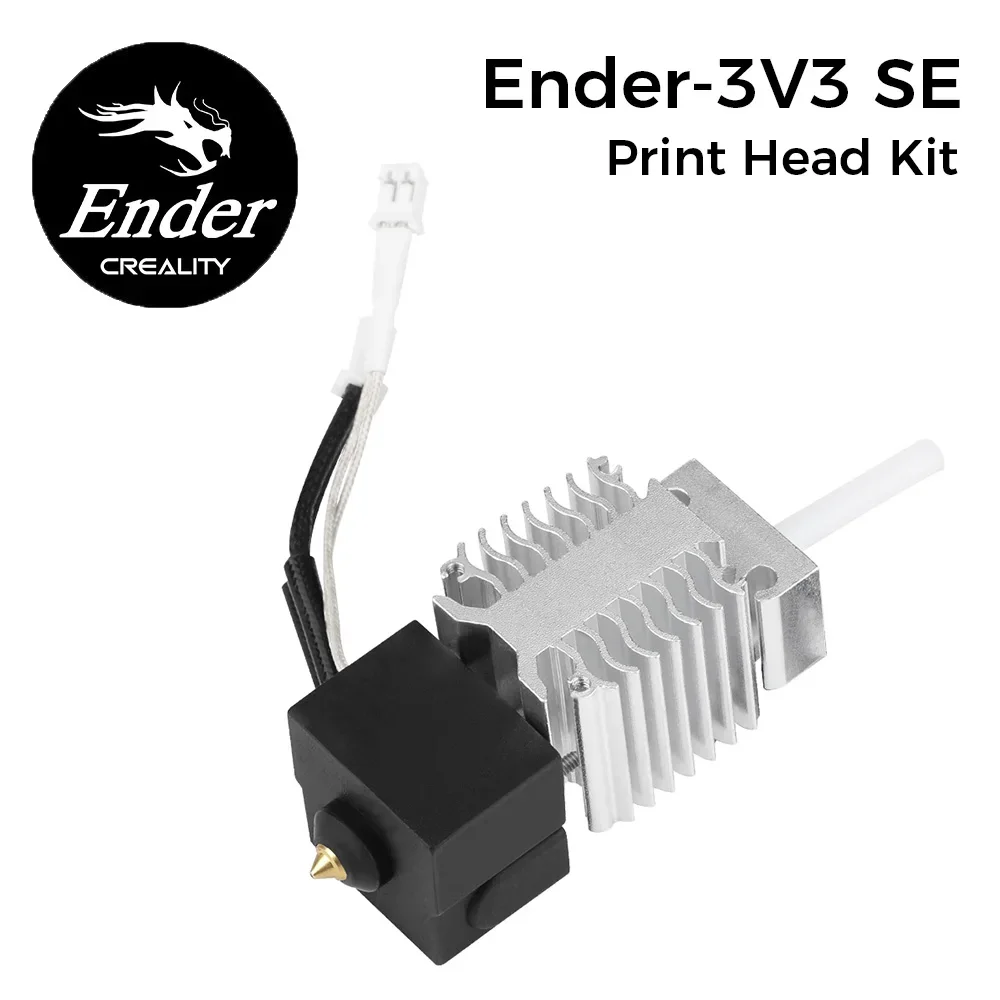 

Creality Original Heating Block Kit Ender 3 V3 SE Stainless Steel Throat High Temperature Print Head 3D Printer Parts Replace