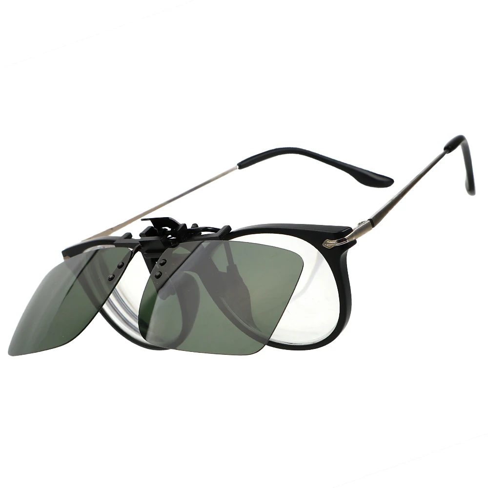 Interior Accessories Polarized Sun Glasses Driving Night Vision Lens Clip On Sunglasses Anti-UVA UVB Driver Goggles