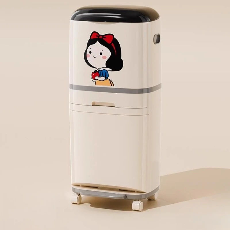 

Motion Sensor Trash Can Automatic Touchless Kitchen Bin Stainless Steel Hands Free Garbage Can Bathroom Office Foot Pedal Lid