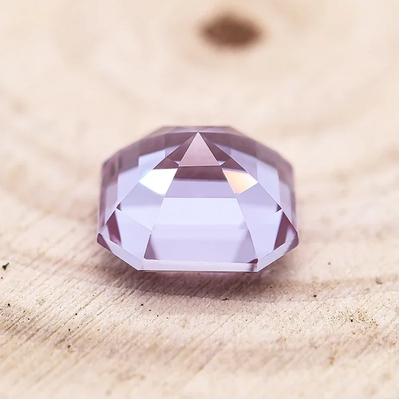 Im Labor gezüchteter Alexandritstein in verschiedenen Formen, violette Farbe, Charms-Perlen für DIY-Schmuckherstellung, Materialien wählbar, mit Zertifikat. – Detail 13