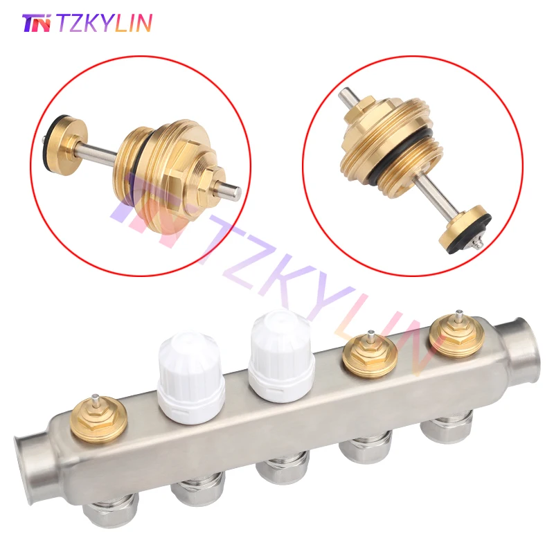 M30×1.5 Return Pin Valve Core for UFH Actuators - Underfloor Heating Distributor Replacement Part