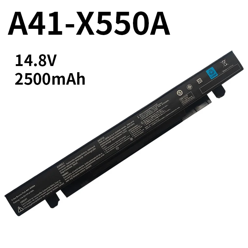 14.8V 2500mAh Korea Cell New A41-X550A Laptop Battery for ASUS A41-X550 X450 X550 X550C X550B X550V X450C X550CA X452EA X452C