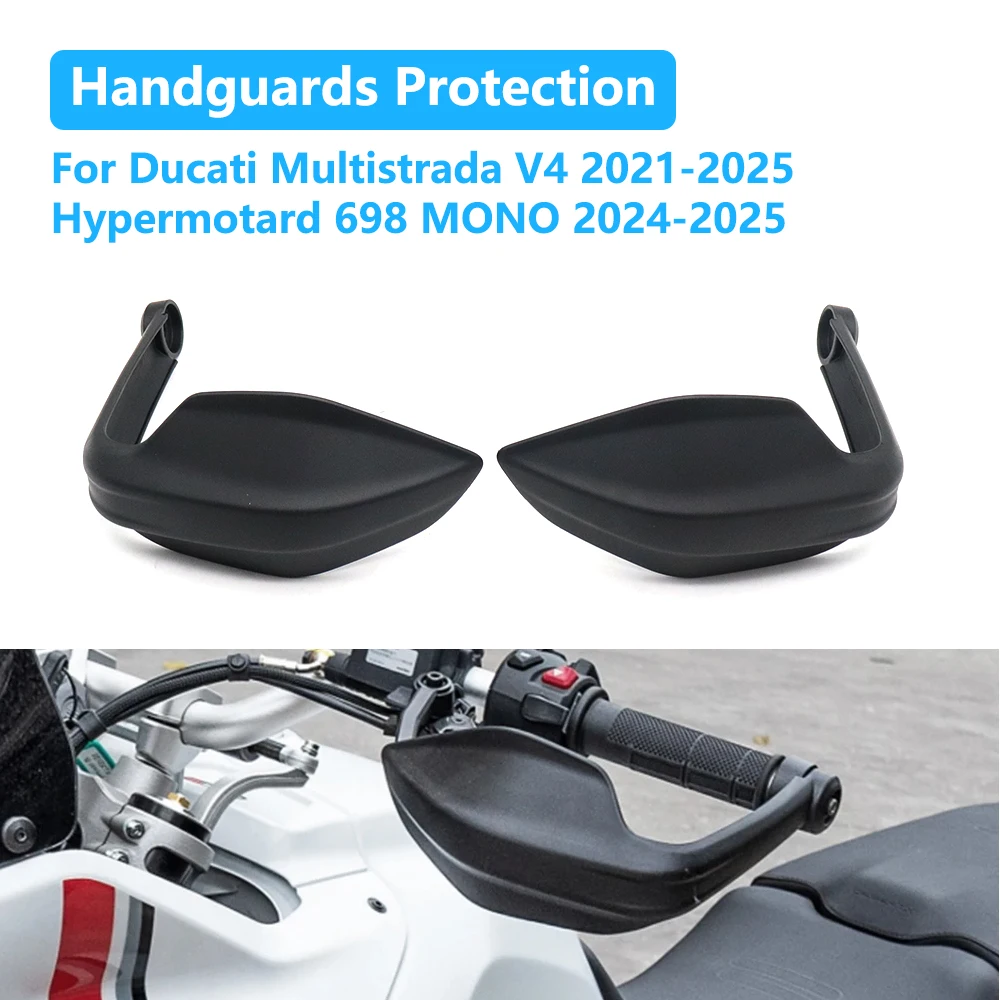 

For Ducati Multistrada V4 2021-2025 Hypermotard 698 MONO 2024-2025 Motorcycle Handguard Handlebar Hand Guard Shield Protector