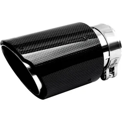 1PCS Carbon Fiber Exhaust Tip Muffler 2