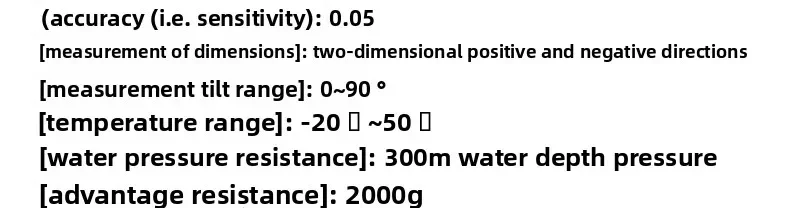 Slope foundation pit monitoring Roller skid inclinometer Slope inclinometer Inclination angle wireless communication three-axis
