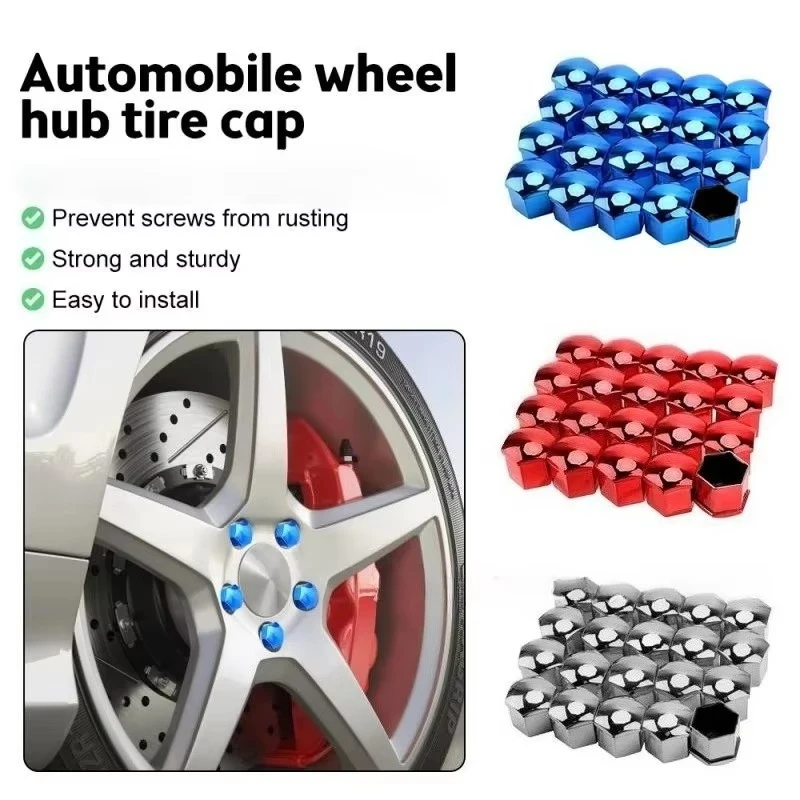 

20/60 шт. Защитные колпачки для колесных гаек и болтов автомобиля, декоративные накладки на диски, специальная защита от пыли