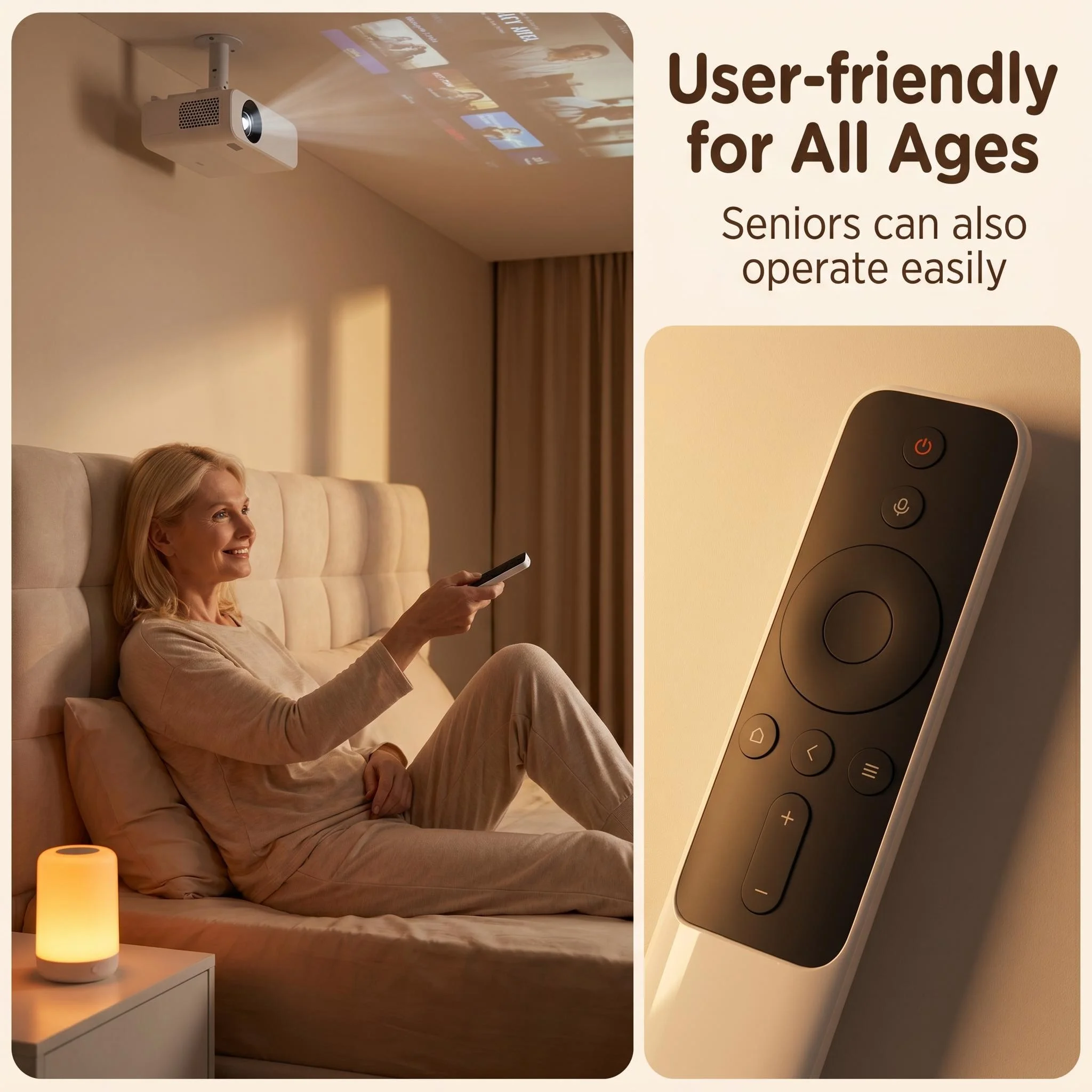 FAZV รีโมทคอนโทรลด้วยเสียงสำหร - Home Cinema Projector Xiaomi บทวิจารณ์และราคา