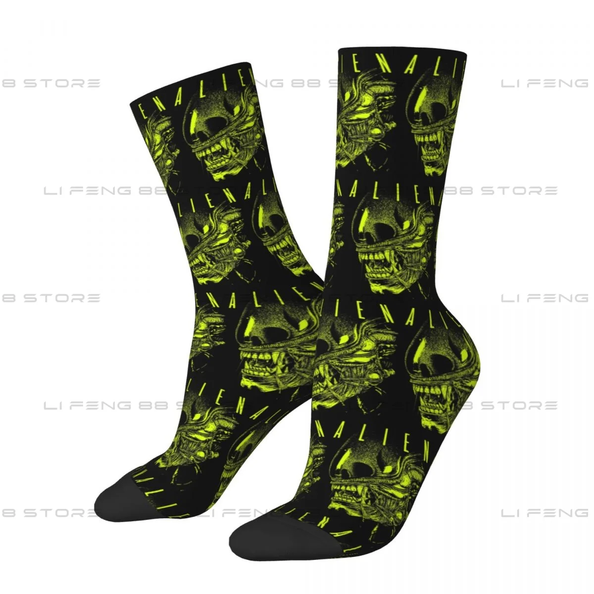 Xenomorph Essential Alien Mencosy Unisex Winter Socks Windproof Happy Socks Street Style Crazy Sock