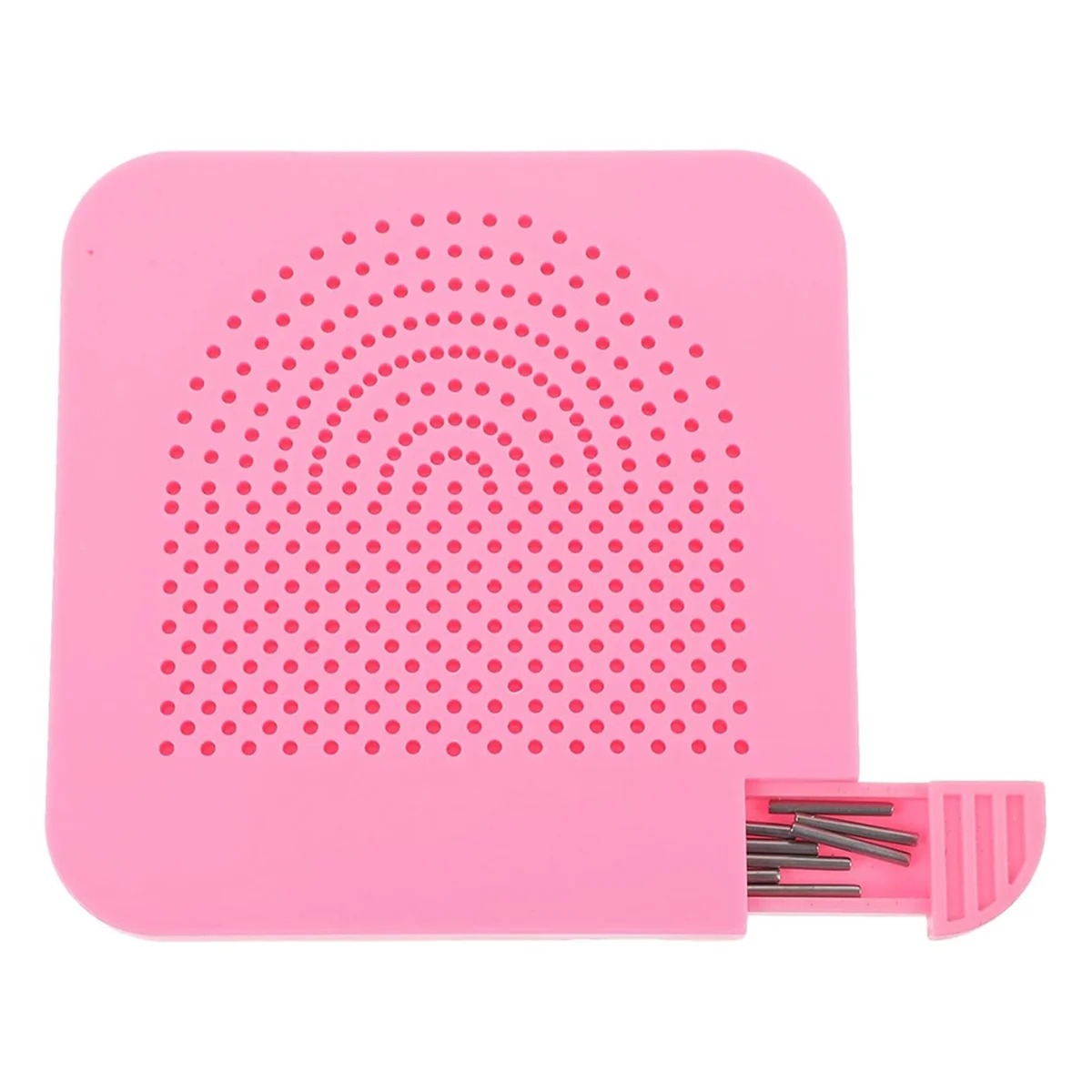 กระดาษ Quilling Board Quilling ถัก Board Quilling เครื่องมือ Quilling Grid Board Husking Board พร้อม Pins สีชมพู