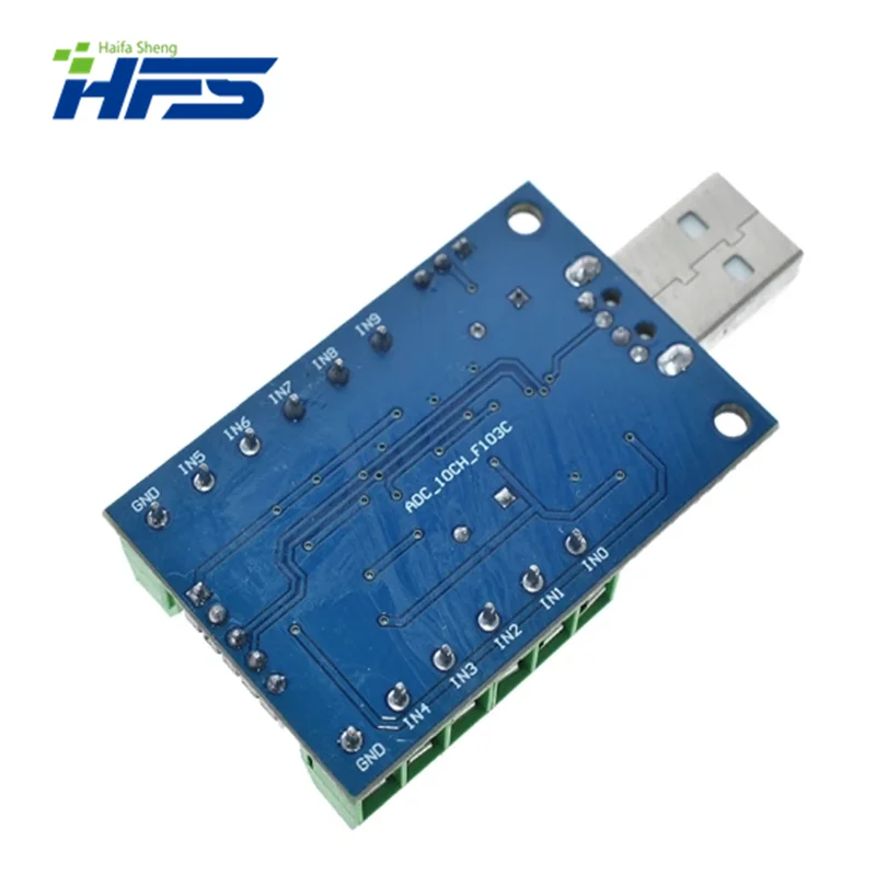 STM32F103C8T6 USB Interface 10 Channel 12Bit AD Sampling Data Acquisition STM32 UART Communication ADC Module