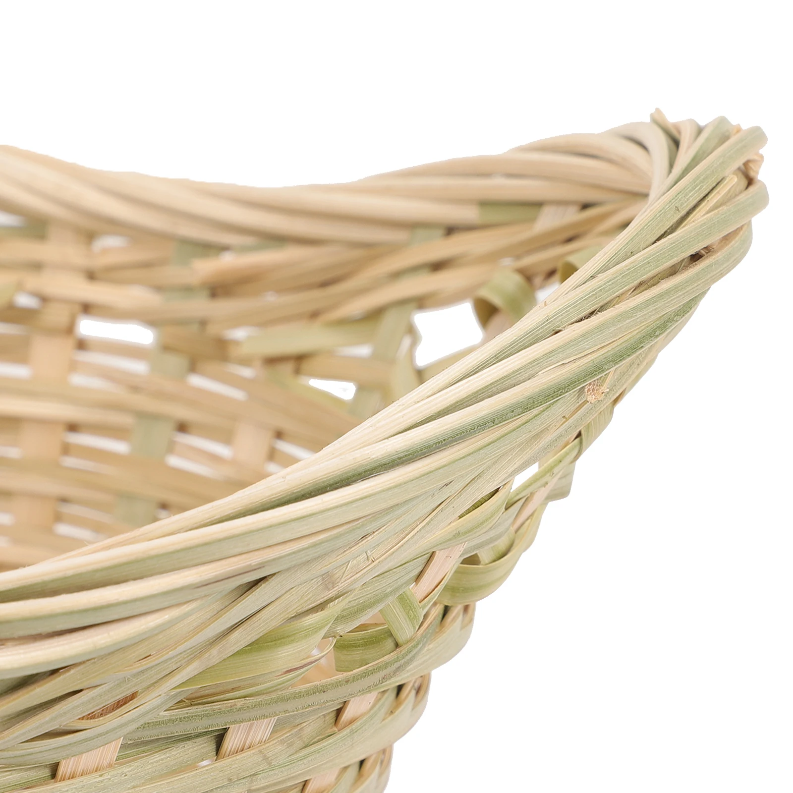 

Woven Basket High-Grade Storage Basket for Eggs Fruits Bread Kitchen Multifunctional Household Use Style Bamboo