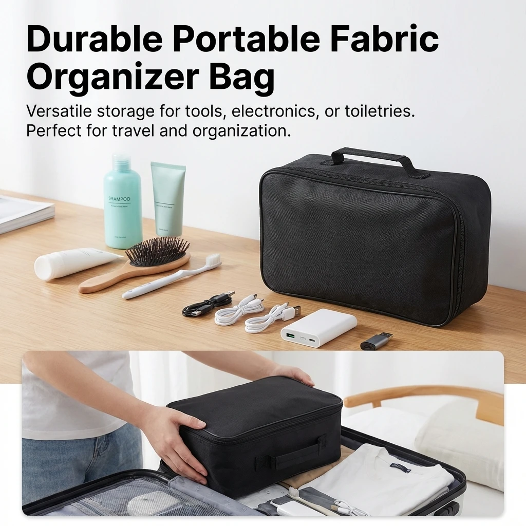 Portable Oxford Cloth Waterproof Storage Bag Waterproof Cosm
