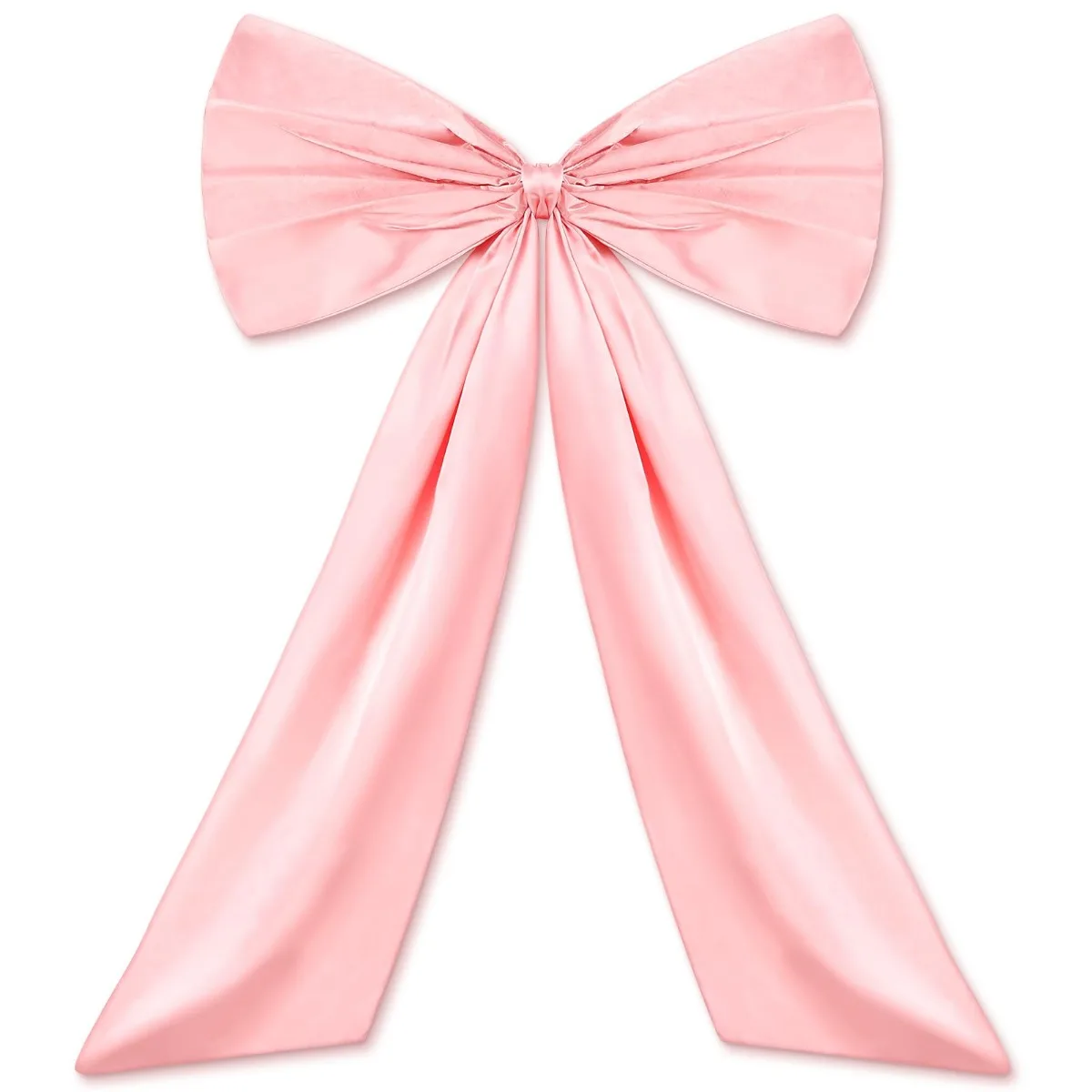 

Large Pink Bow for Room Deco Satin Ribbon Tie Coquette Birthday Decor Giant Pastel Pink Hanging Wall Decor for Ballerina Girl