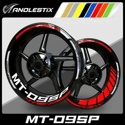 AnoleStix Reflective Motorcycle Wheel Sticker Hub Decal Rim Stripe Tape For YAMAHA MT09 SP