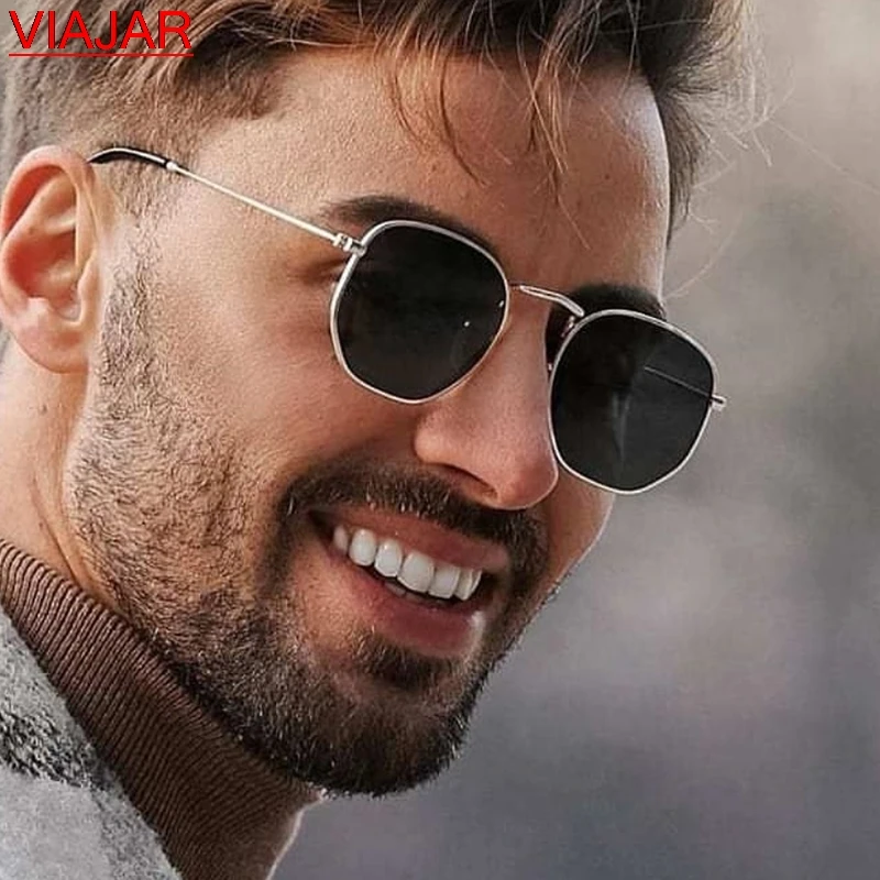 2025 Hexagon Polarized Sunglasses For Men's Women Fashion Vintage Driving Sun glasses Man Male gafas de sol hombre UV400 Eyewear