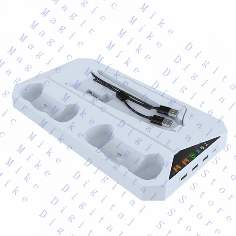 

UU For PS5 Slim Optical Digital Console Multifunctional Cooling Base Charger Hanger