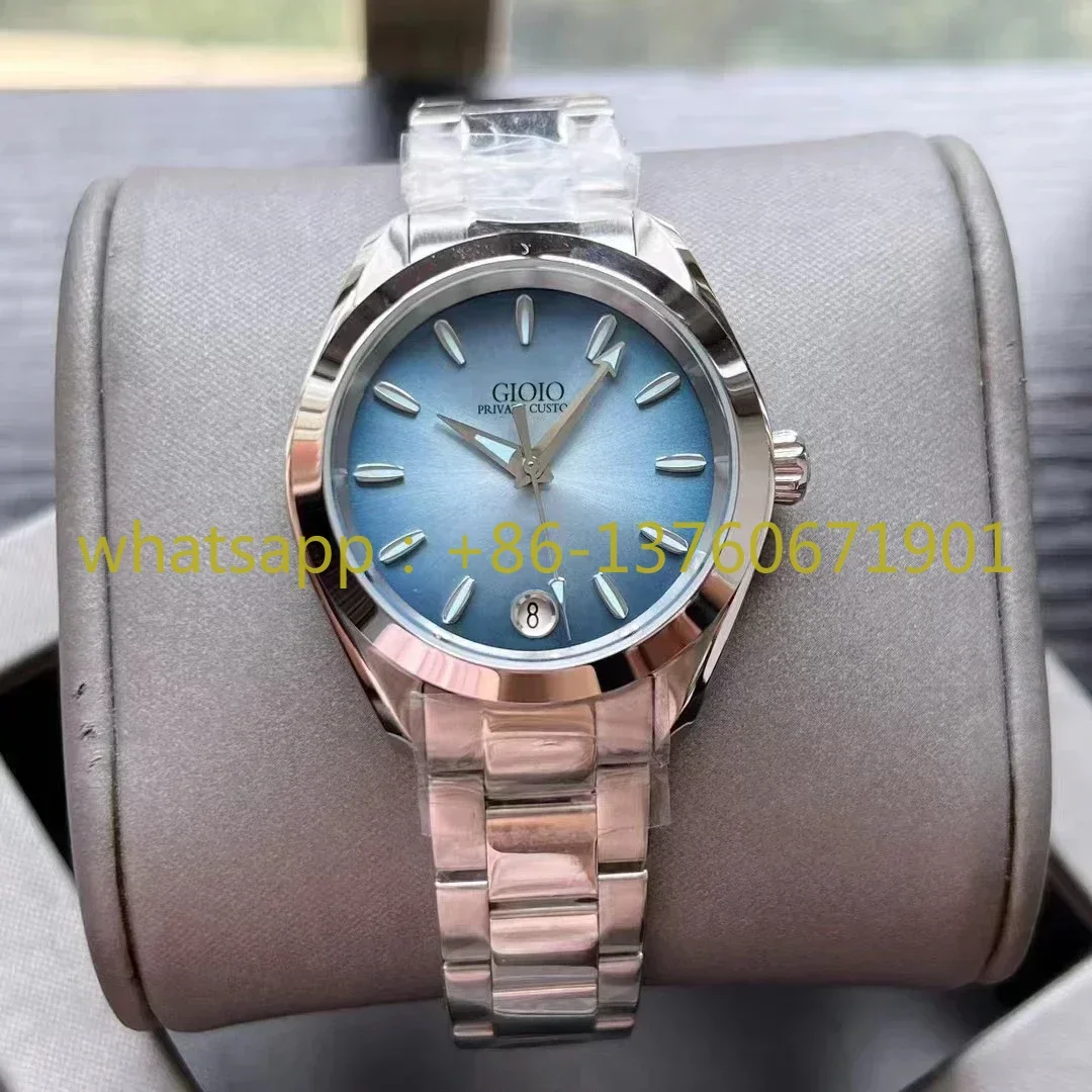 Luxury New 2023 Women Automatic Watch Mechanical Sapphire Green Blue Luminous Stainless Steel Date Sport Watches