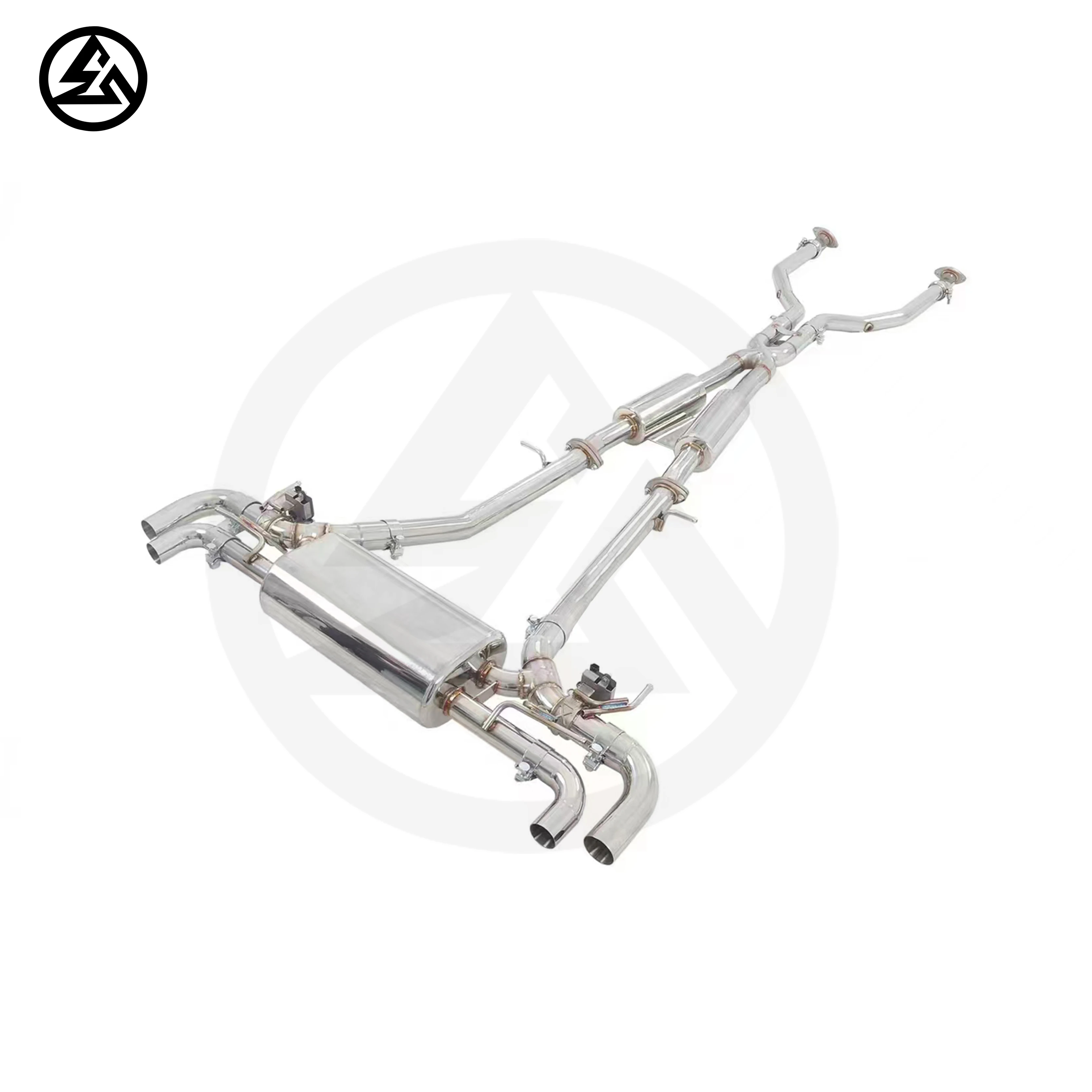 High Quality Stainless Steel Valved Catback Exhaust For Lexus LC500 5.0L V8 Valved Axleback Exhaust System Remote Control