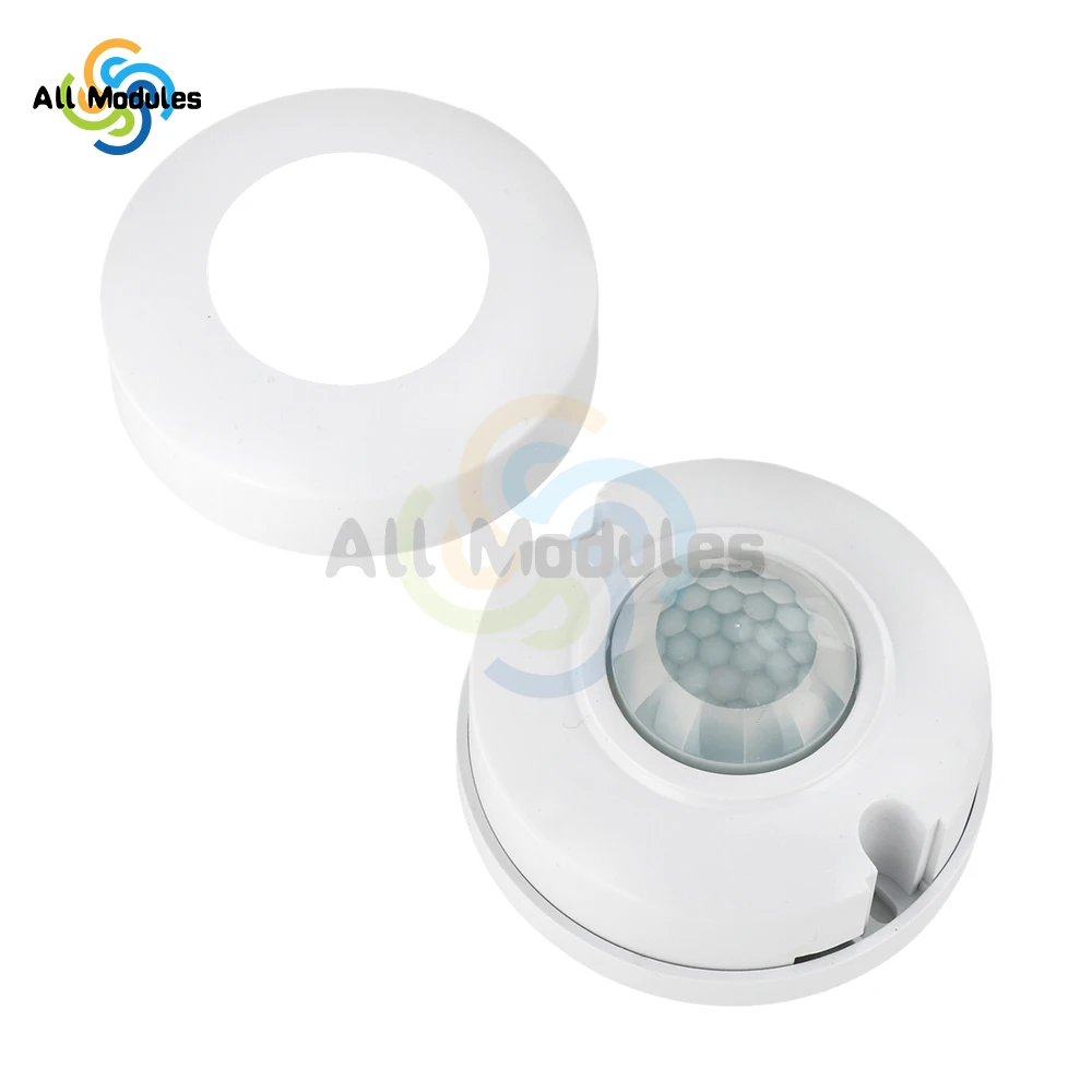 AC 220-240V Ceiling Mounted Induction Switch Infrared Motion Sensor Detection Automatic Sensor Light Switch Human Body Sensor