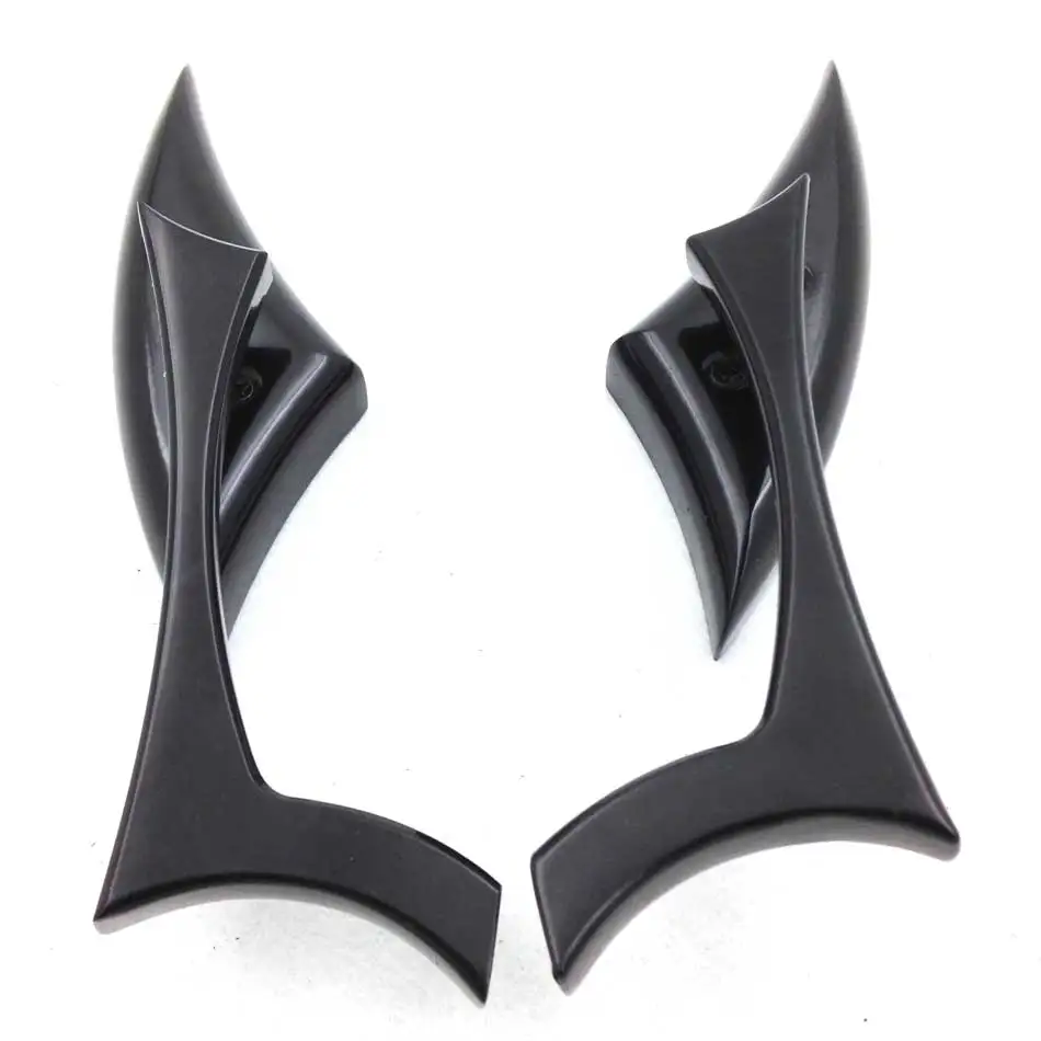 Mini espejos retrovisores para motocicleta Suzuki Savage Intruder Volusia Boulevard, hoja de lanza para Harley Softail, aplicación personalizada