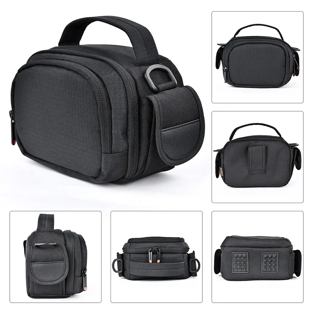 FOSOTO Portable Camera Camcorder Bag Compatible for Canon VIXIA HF R800 R700,Sony HDR-CX405 CX675 CX670 SR12 FDRAX53