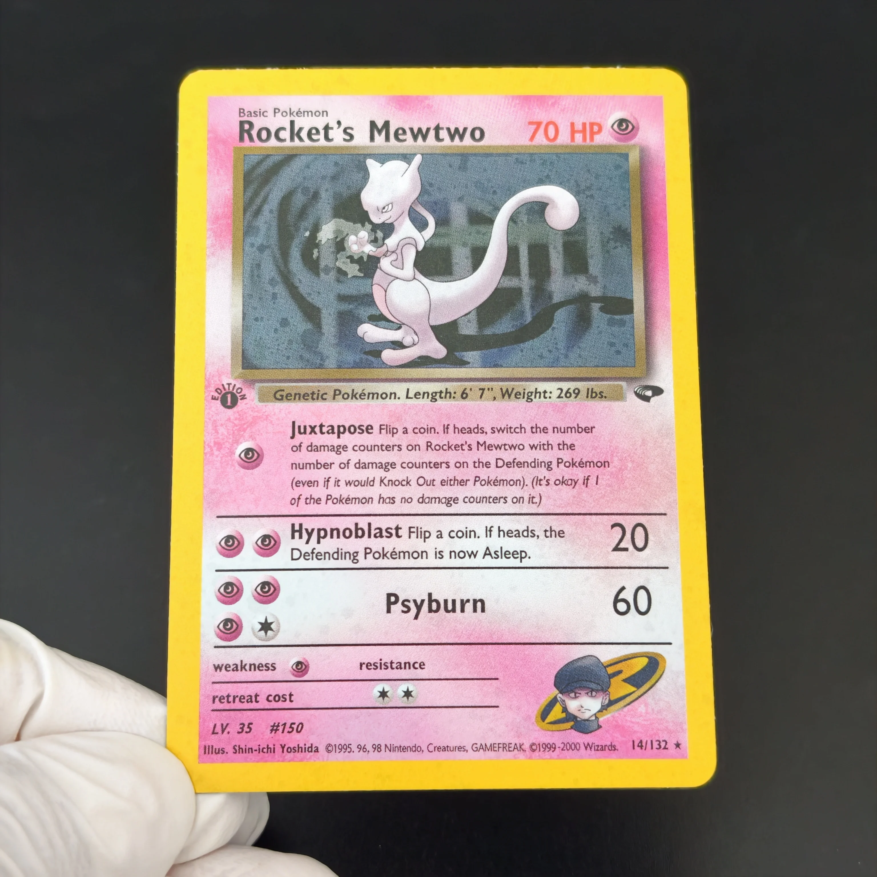 17Pcs/PTCG Proxy Card Vintage Pokemon Gym Challenge Base Set Series Card Trainer Gym Leader Misty Golduck Rocket Zapdos Card view 4