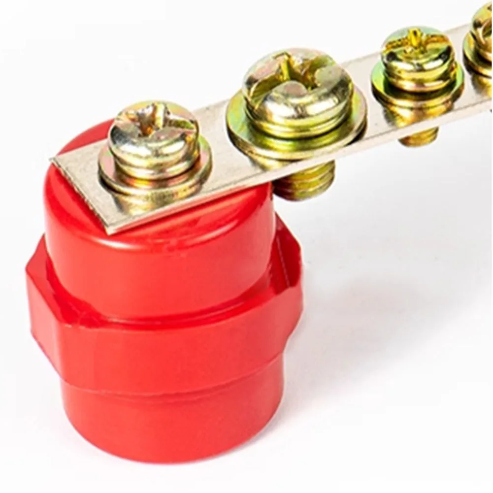 Isolateurs de barres omnibus en cuivre pur M6 SM-30, isolateurs d'espacement en Polyester haute résistance pour outil de Transmission de Distribution d'énergie, 10 pièces