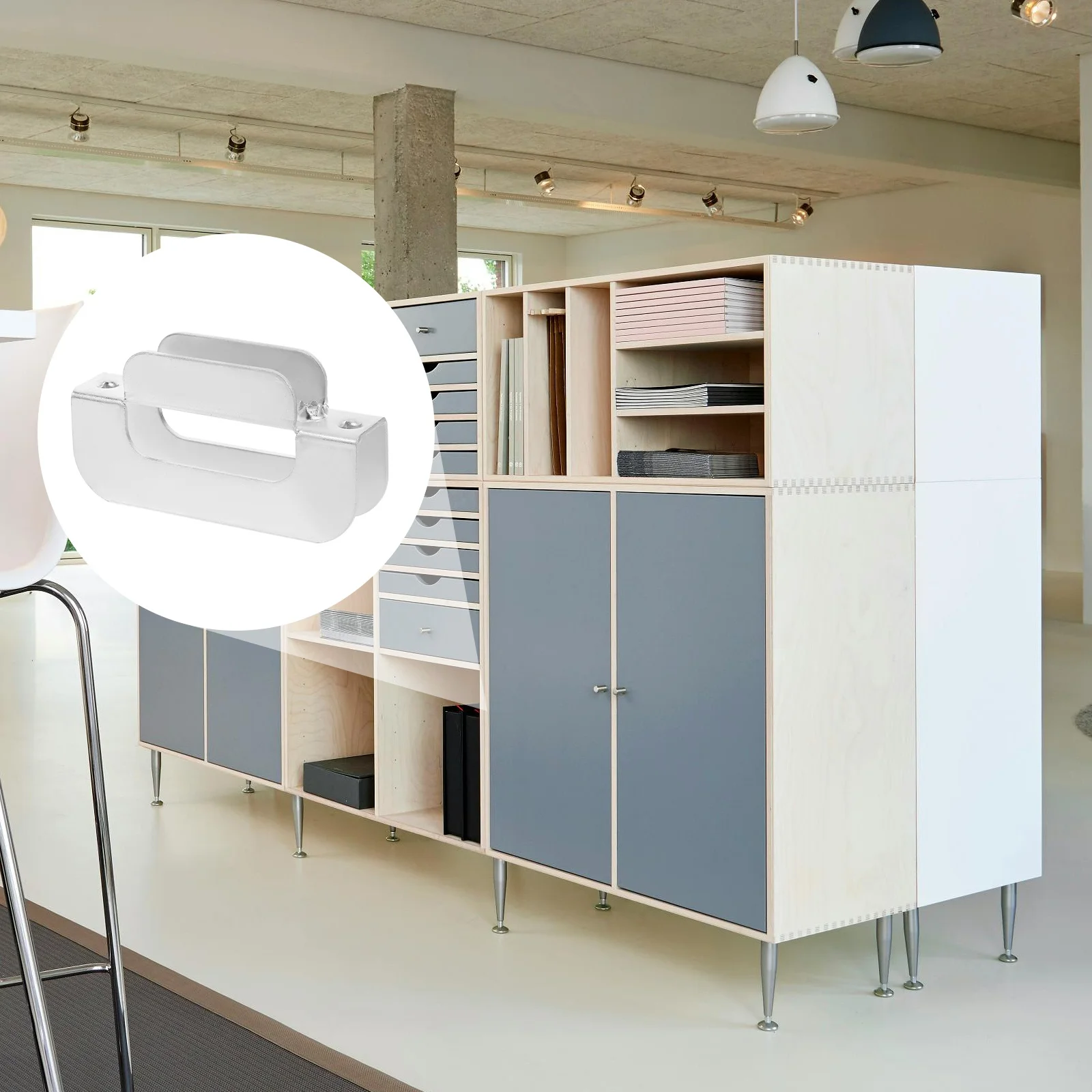 

6Pcs Plywood Reinforcement Brackets Iron Clips Heavy Duty Panel Support Mounting Brackets Pocket Door Hardware