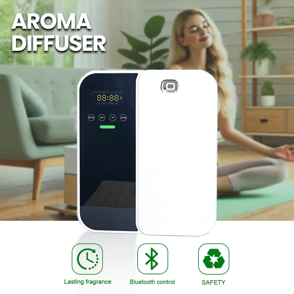 

2026 NEW Scent Machine Aroma Diffuser Wall Mounted Hotel High Capacity Aroma Diffuser For Large Area Hotel Lobby Home Fragrance