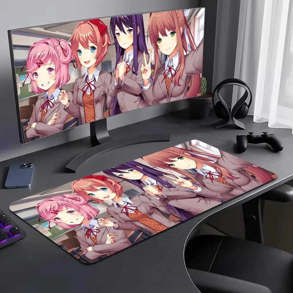 

DDLC D-Doki L-Literature Mouse Pad Large Computer Mouse Pad Office Accessories XXL Pc Gamer Non-slip Deskmat Mousepad Keyboard