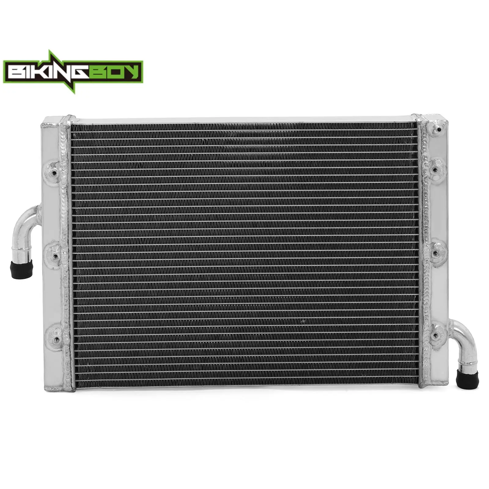 BIKINGBOY For Polaris RZR XP4 TURBO 17 18 19 20 21 Main & Auxiliary Engine Radiator Cooling Water Cooler Aluminium Alloy Core