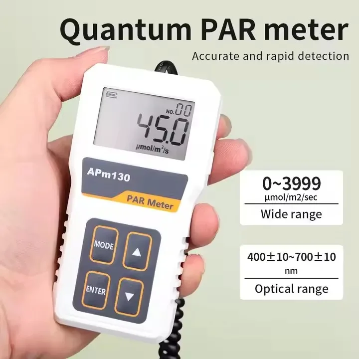 

2026 APM130 High Accuracy Digital Par Meter Light Energy Meter For Agricultural