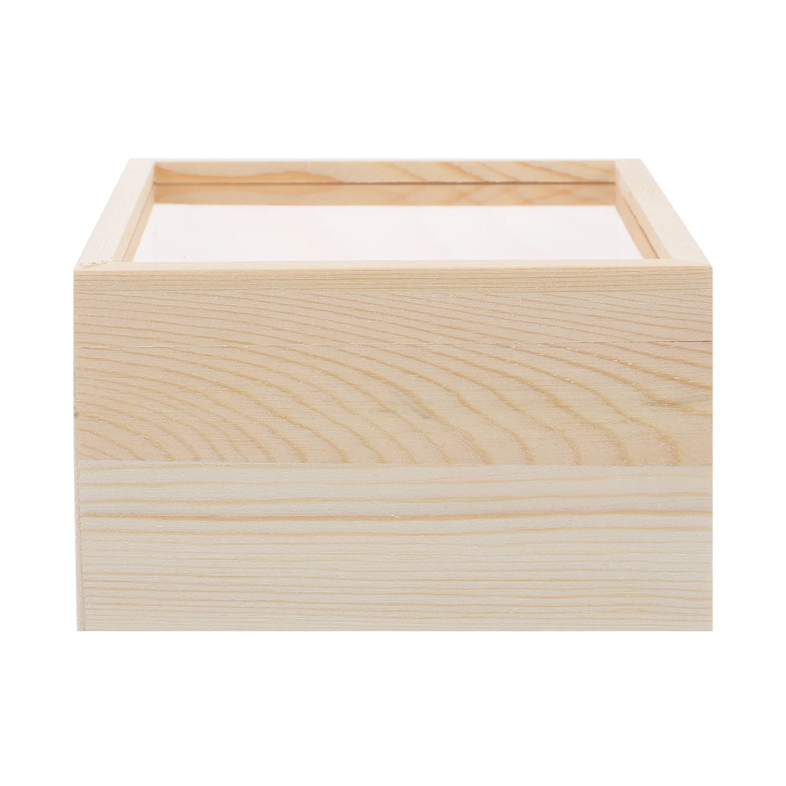 Acrylic Storage Box Gift for Friends and Family Wooden Chest Unfinished Decorative Boxes Practical Bins Treasure Small