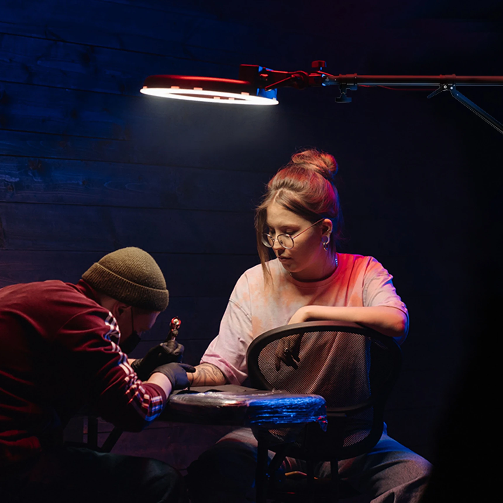 Braço de lança para montagem em parede Selens com base triangular, 51 polegadas/130 cm ou 70 polegadas/180 cm 180 °   Suporte de rotação para estúdio de fotografia