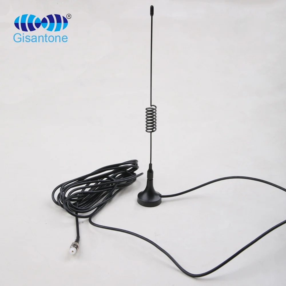 Hf/vhf/uhf multi-band whip magnetic car gsm mobile phone antenna