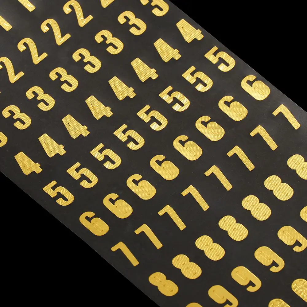 Scrapbook Digital Letter Number Decorative Stickers DIY Album Hand Book Decoration Diary Sticker For kids Children gifts