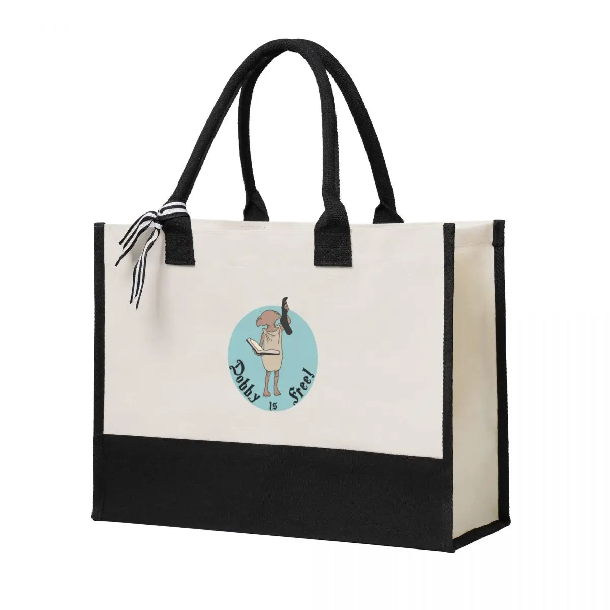 

Canvas Gift Shopping Bag Dobby Is Free Canvas Large Capacity Bag Customizable Quality Gifts