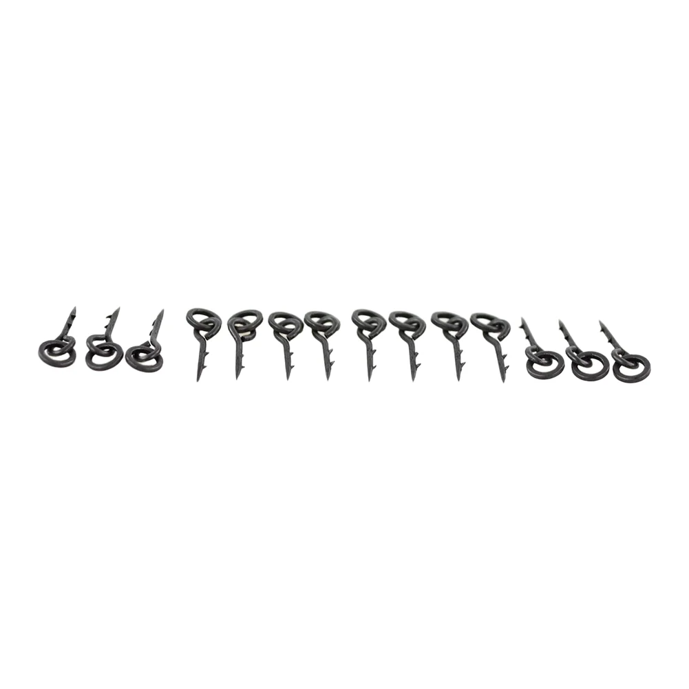 20pcs Carp Fishing Boilie Hooks with Ringed Point and Straight Shank for Enhanced Bait Stability and Hooking Efficiency