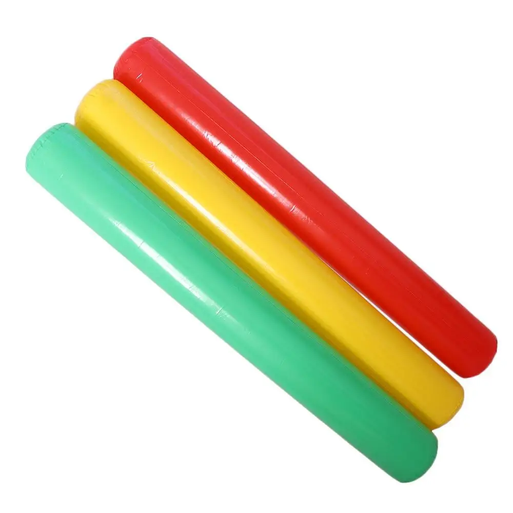 Float Water Noodles Inflatable Cheer Sticks Blow up Swimming Pool Pool Inflatable Sticks PVC Colorful Pool Noodles Beaches Lake