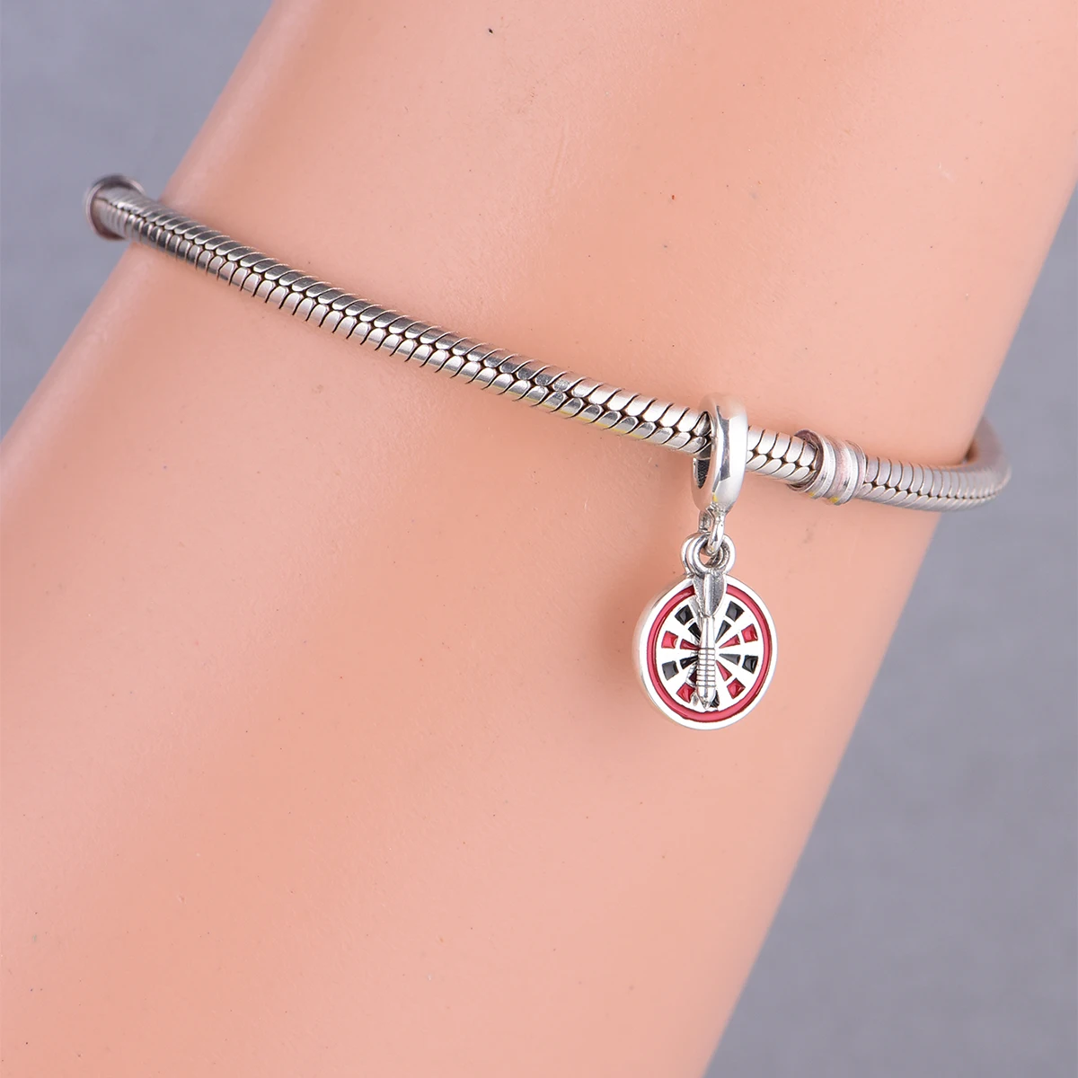 Fit Original Brand Charm Bracelet 925 Sterling Silver Symbol Freedom Handcuffs Mix Zircon Bead For Making Women Berloque DIY