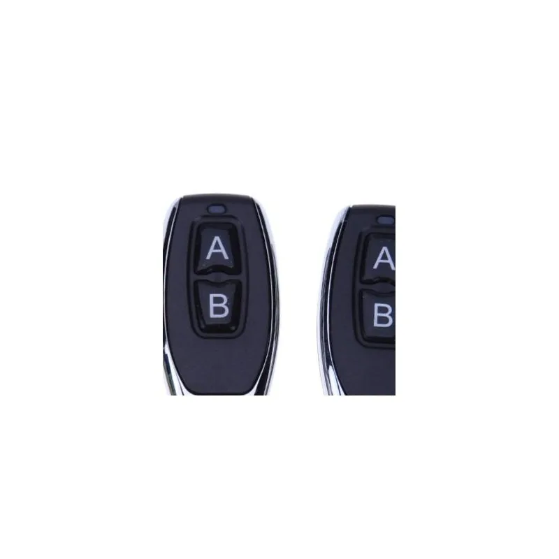 2 Relay Wireless Remote Control Switch+2pcs Two Keys Remote Controls