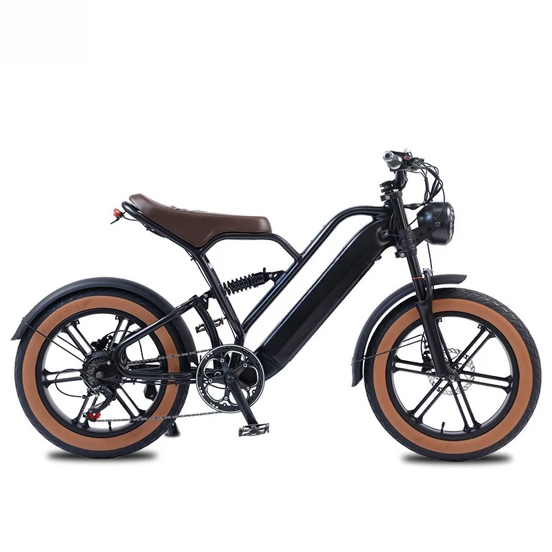 

High-end retro electric bicycle high-power commuter electric moped