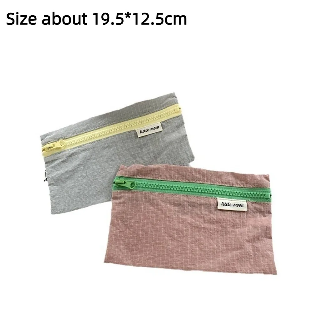 مقلمة متينة متعددة الوظائف خفيفة الوزن ومحمولة بسحاب ومحفظة للعملات المعدنية وحقيبة تنظيم قرطاسية وحقيبة مكياج للسفر