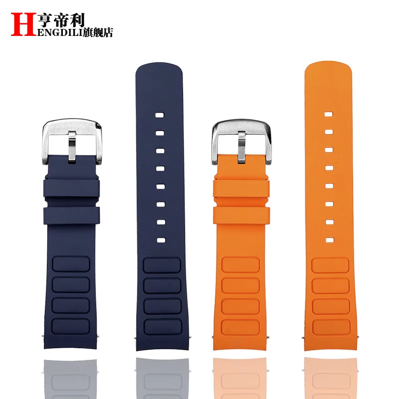 Correa de goma curvada Original para reloj deportivo Mido M049.526, correa de silicona de liberación rápida, verde y azul, nuevo Multifort TV