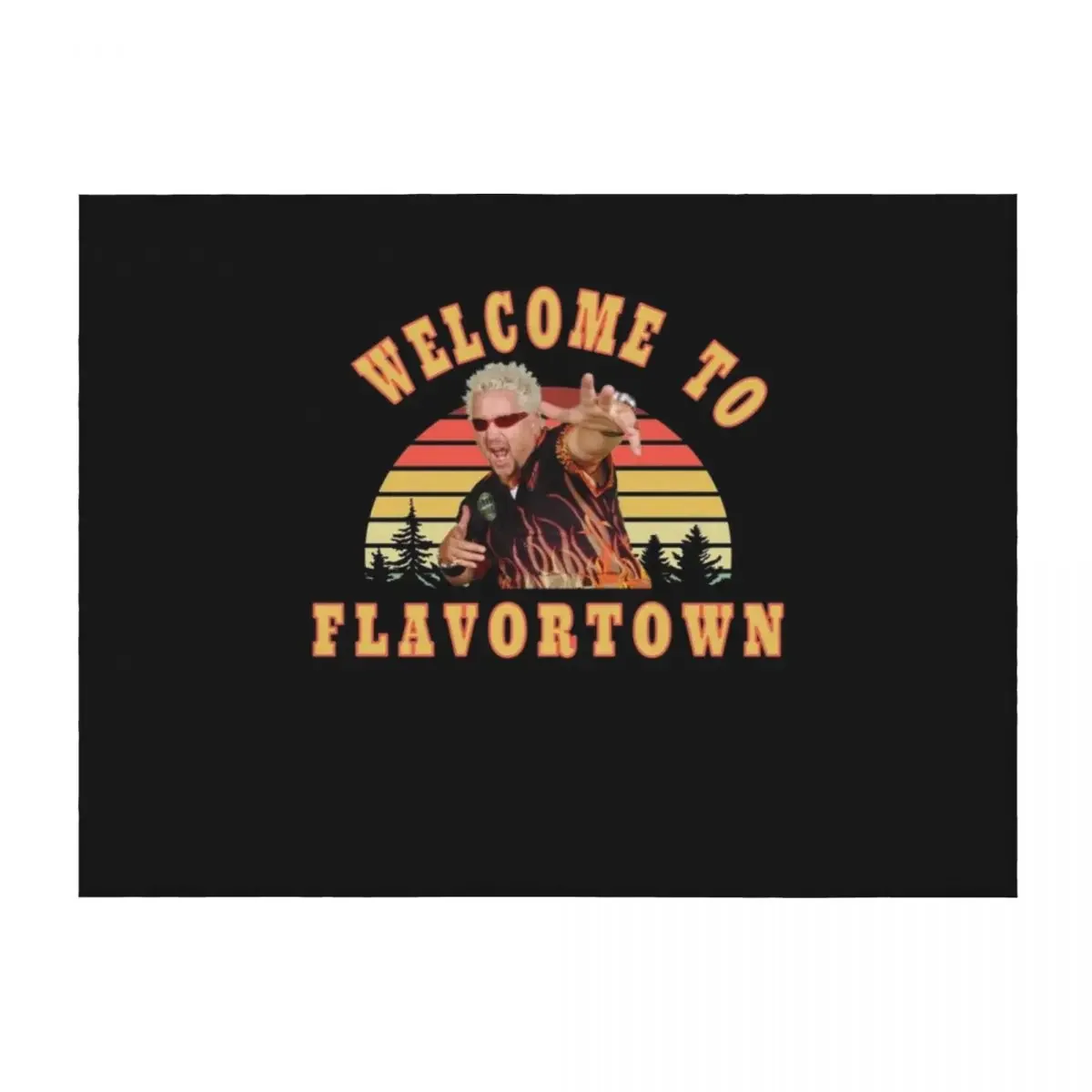 

New Guy Fieri Fans Flavortown Throw Blanket Custom Fashion Sofas Decorative Throw Retros Blankets