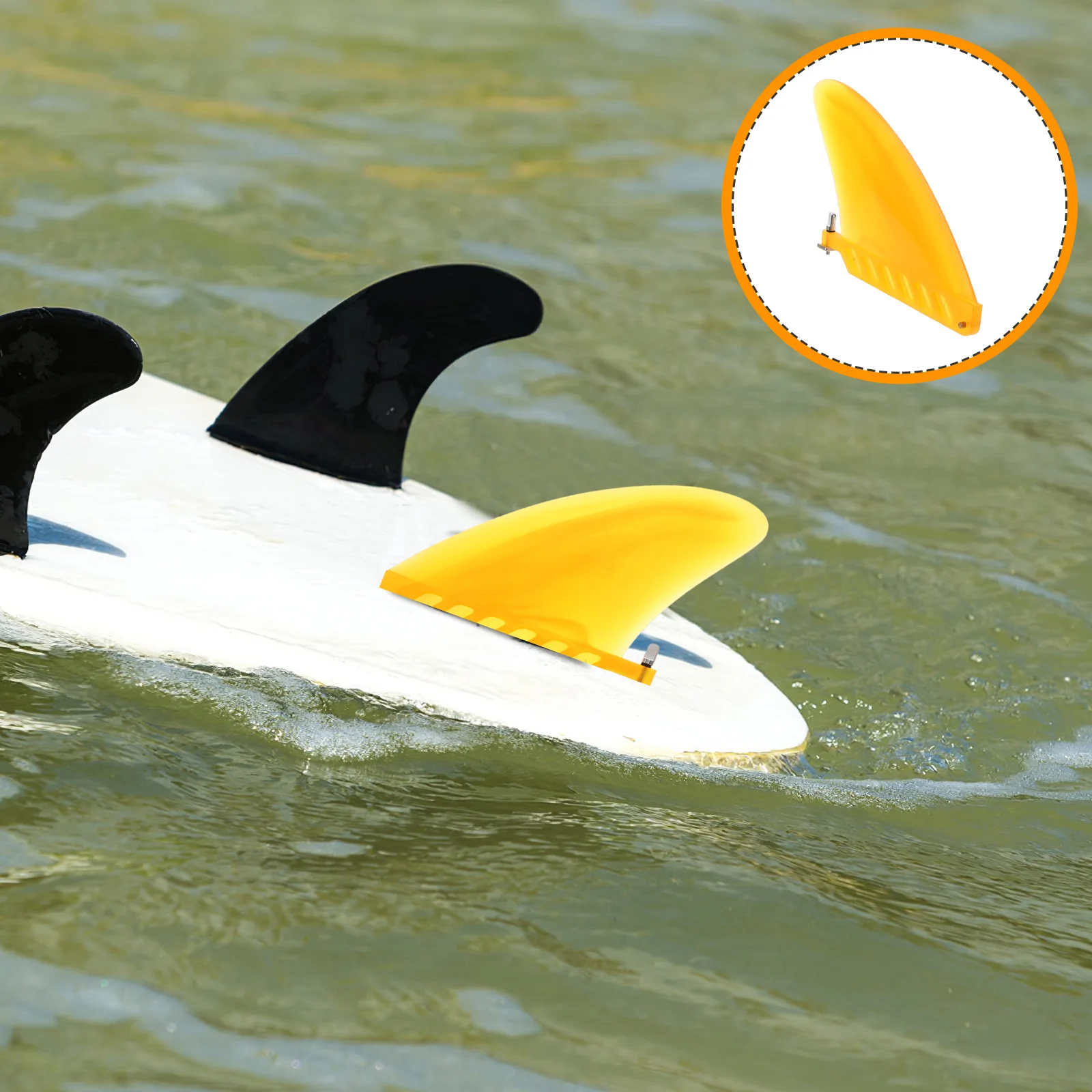 

Surfboard Tail Fin Paddle Paddleboard Replacement Outdoor Surfing Supplies Fins for Water Divider Boat Detachable Supply