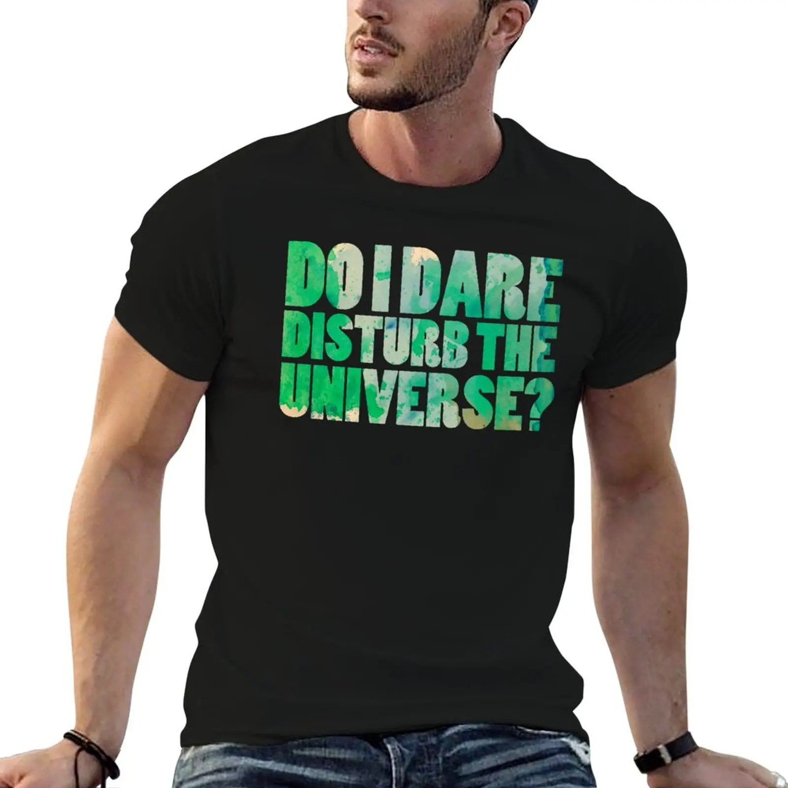 Ose-je troubler l'univers ? T-shirt en coton, pack de t-shirts graphiques pour homme, t-shirt pour homme 100% coton