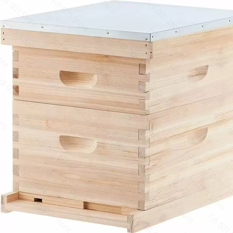 3 Layer Complete Beehive Box 10 Frame Bee Hive Starter Kit Complete Hive