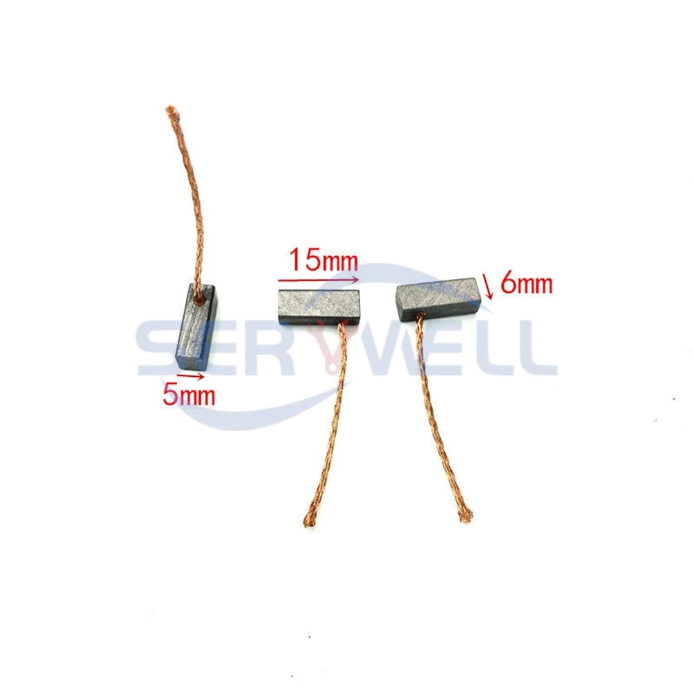 10Pcs Car Truck Vehicle Automobile Windscreen Wiper Micro DC Motor 5 x 6 x 14mm 5 x 6 x 15mm Carbon Brushes